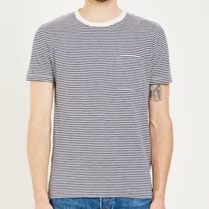 Levi's Shirts - Levi's Made & Crafted Striped Pocket Tee Indigo Levi's Shirts - Levi's Made & Crafted Striped Pocket Tee Indigo